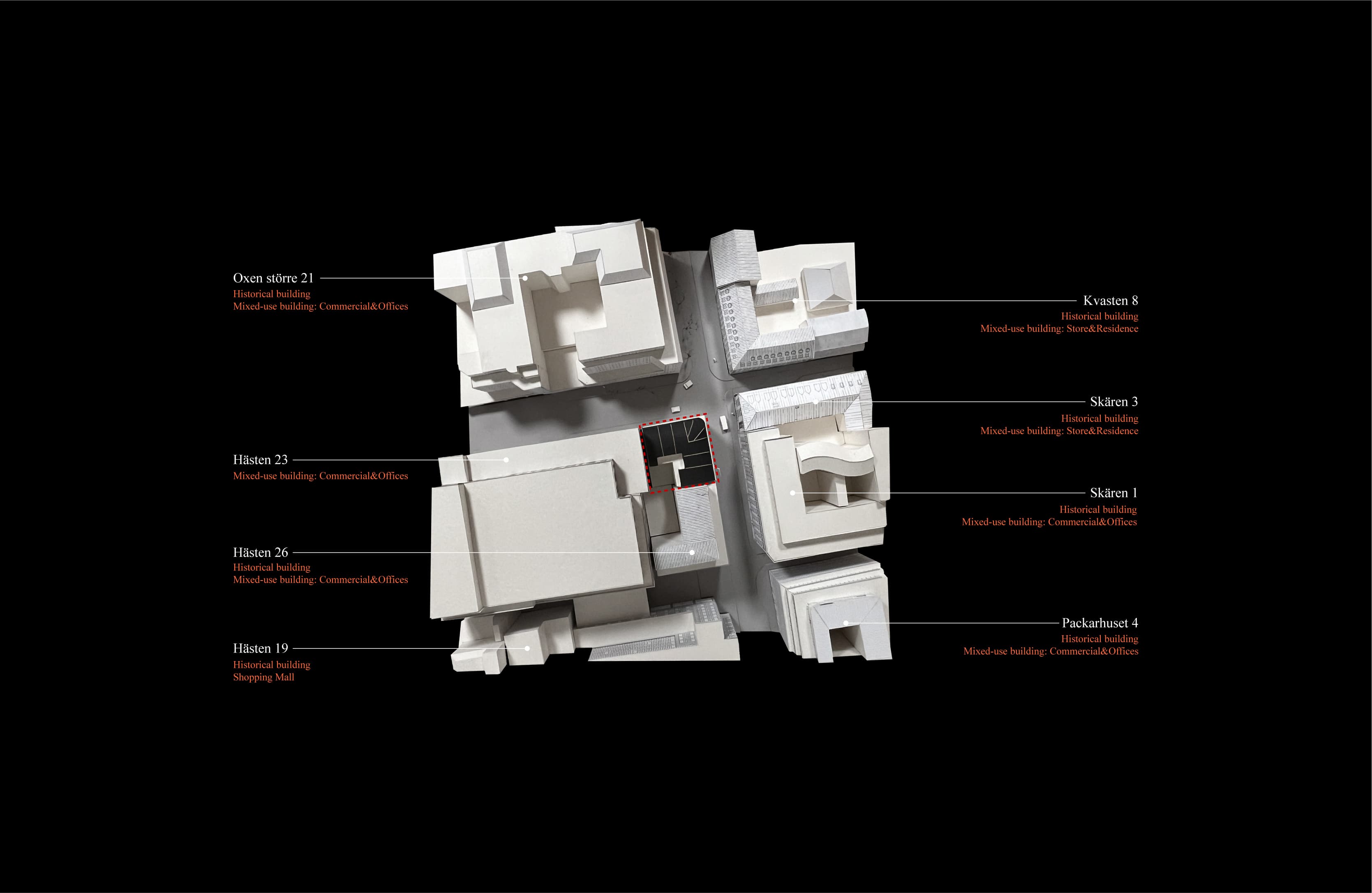 Structural axonometric diagram