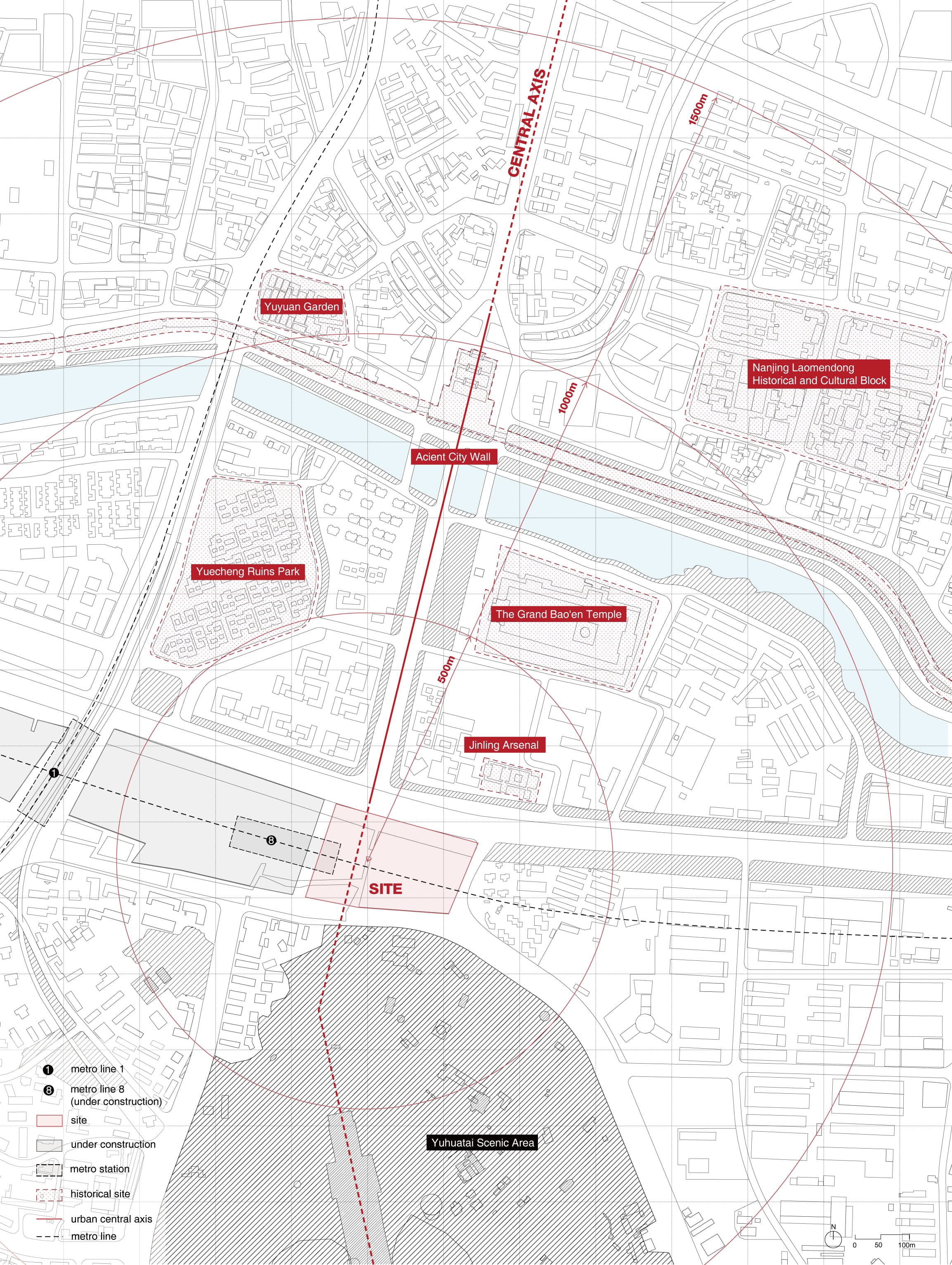 Site location and context diagram